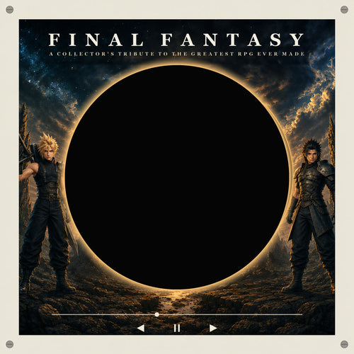 The Final Fantasy collector's vinyl player panel