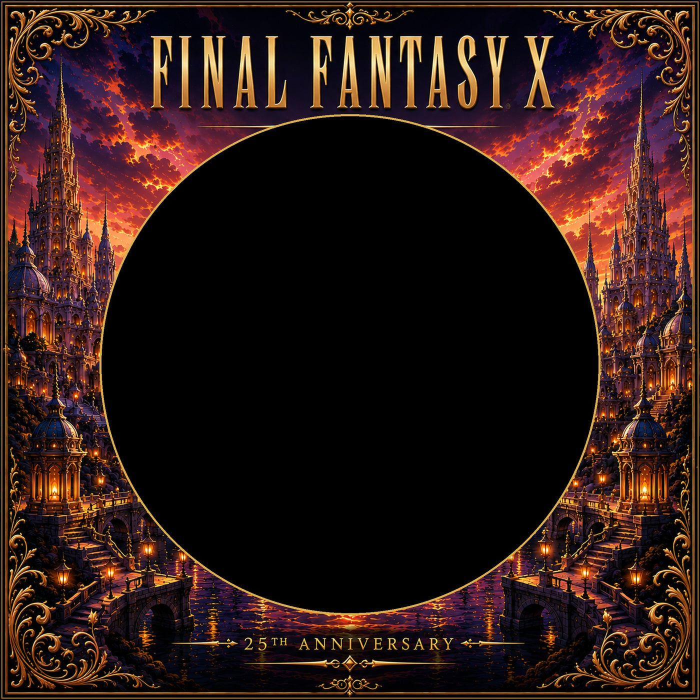 Final Fantasy X 25th Anniversary vinyl player card