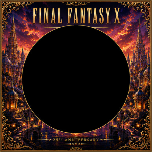 Final Fantasy X 25th Anniversary vinyl player card