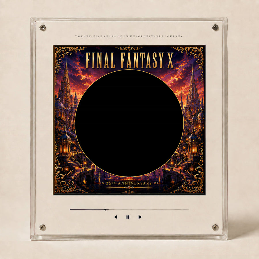 Final Fantasy X 25th Anniversary vinyl player