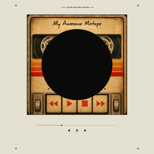 Awesome Mix Collection cassette vinyl player card