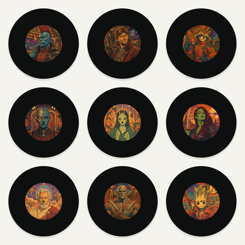 All nine collector discs in the set